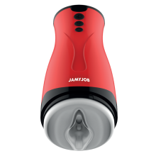 Masturbador Masculino Recargable Jamyjob Dameron Vibrador Y Succionador