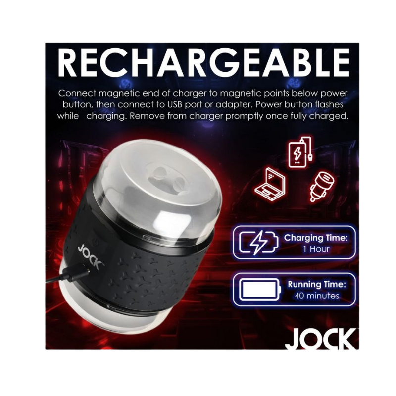 Masturbador Masculino Recargable Jock Vibrating Double Stroker