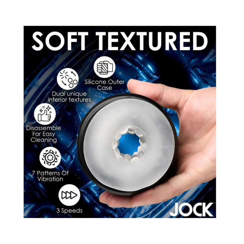 Masturbador Masculino Recargable Jock Vibrating Double Stroker