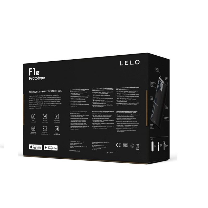 Masturbador Masculino Recargable Lelo F1 Sextech Prototype Alto Rendimiento