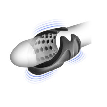 Masturbador Masculino Recargable Texturado Abierto Blue Junker