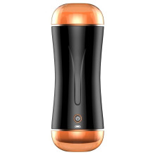 Masturbador Masculino Recargable Vagina y Ano Vibrador Foxshow Boss Series