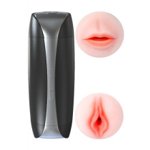 Masturbador Masculino Recargable Vagina Y Boca Vibradora Susan
