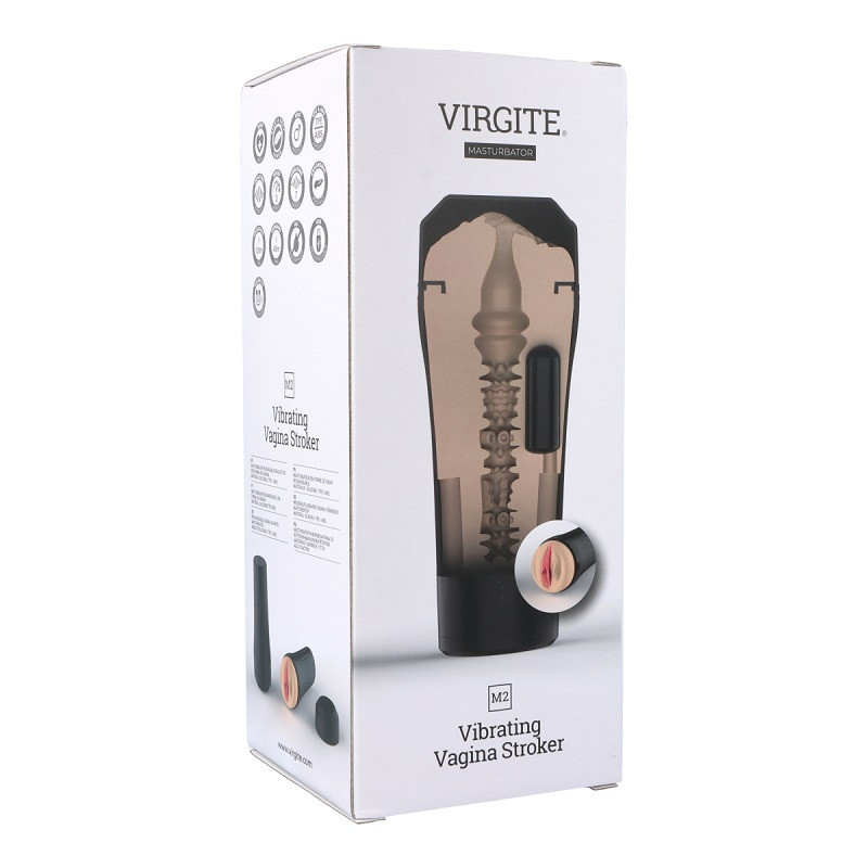Masturbador Masculino Recargable Virgite M2 Vibrating Vagina Stroker