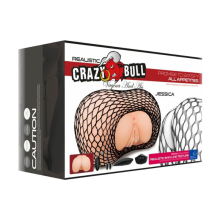 Masturbador Realístico 3D con Vibración Jessica Crazy Bull