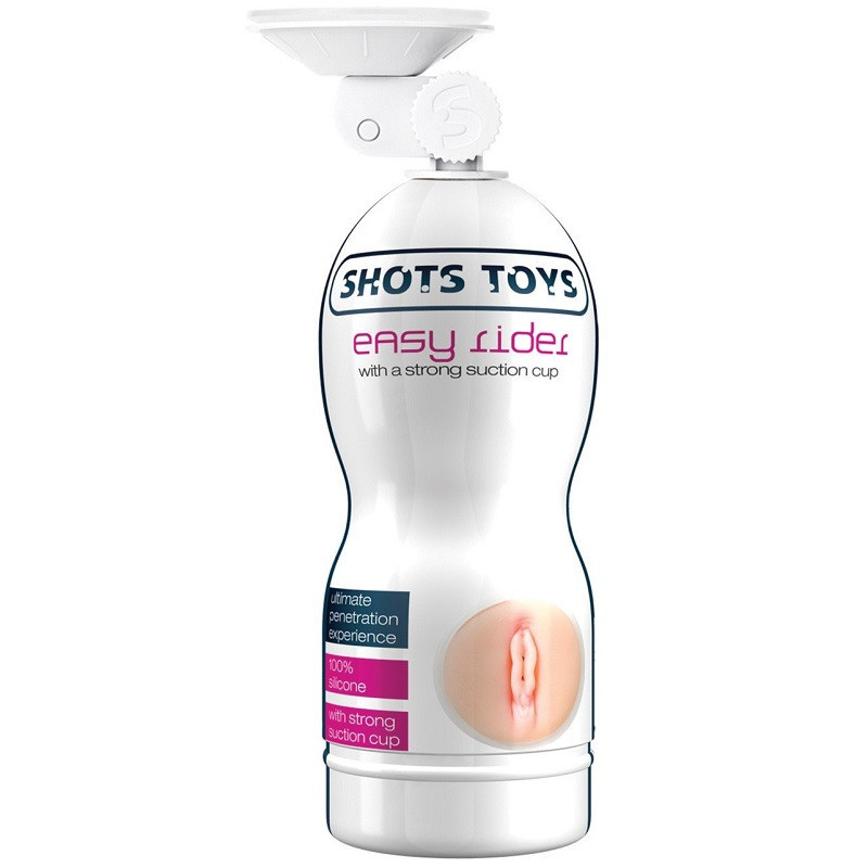 Masturbador Realístico Easy rider Vagina Con Ventosa Shot Toys