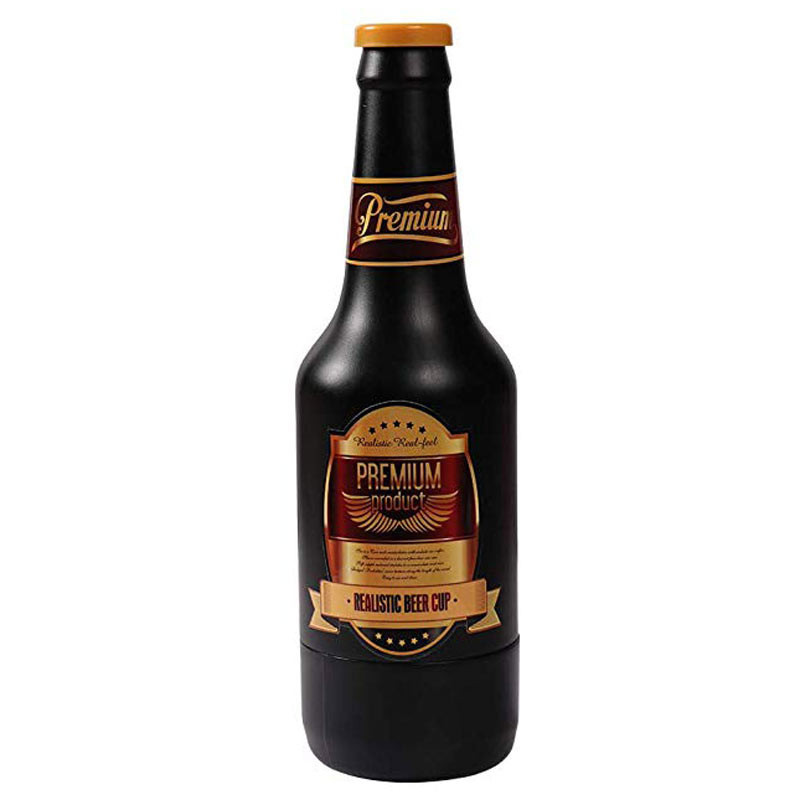 Masturbador Realístico Vagina Botella Cerveza Premium