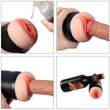 Masturbador Realístico Vagina Botella Cerveza Premium