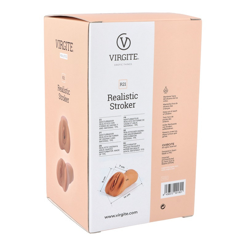 Masturbador Realístico Vagina Virgite