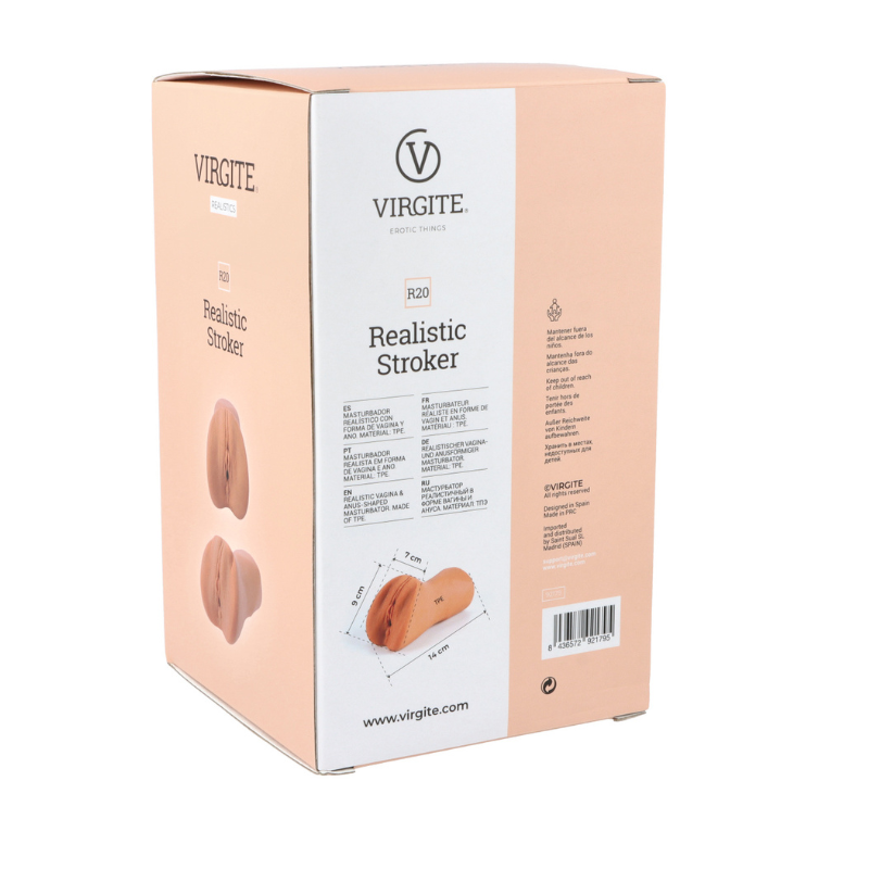 Masturbador Realístico Vagina Virgite