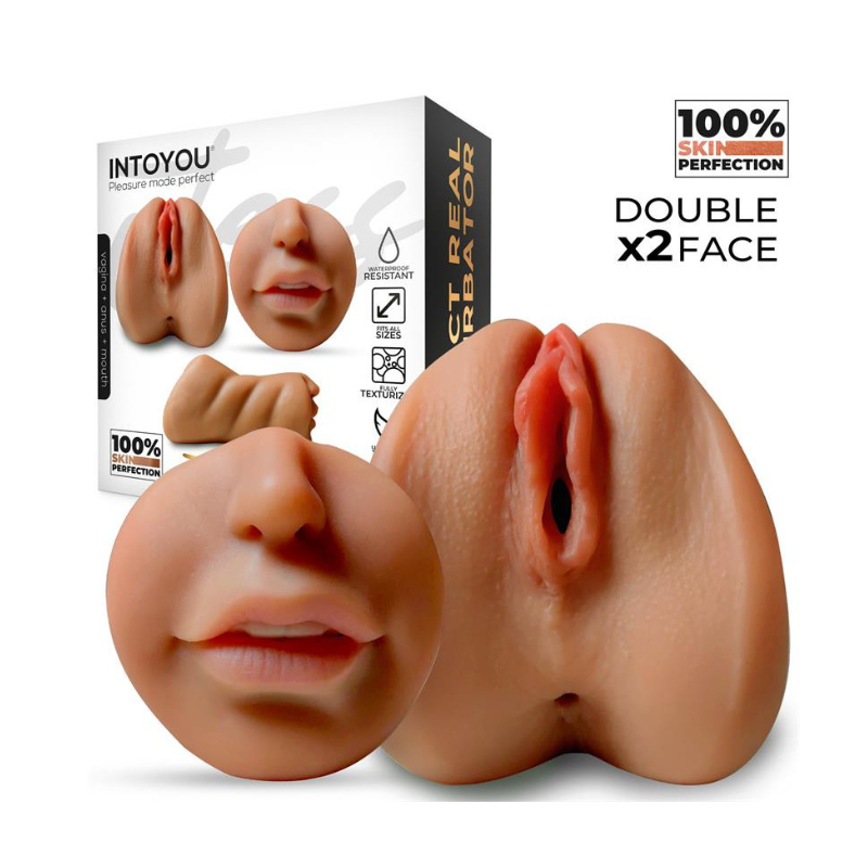 Masturbador Realístico Vagina, Ano y Boca Jess