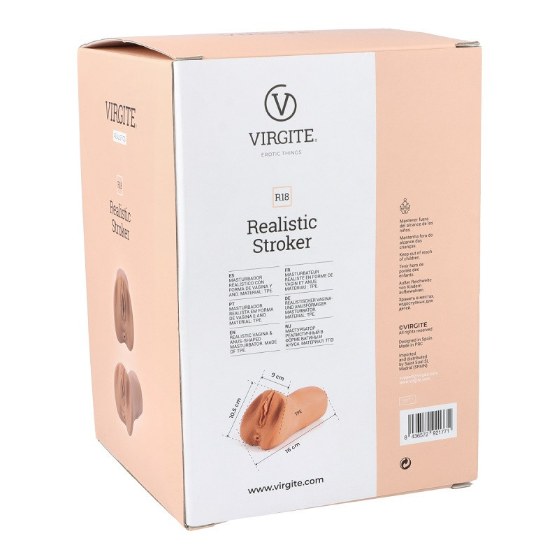 Masturbador Realístico Vagina/Ano Virgite