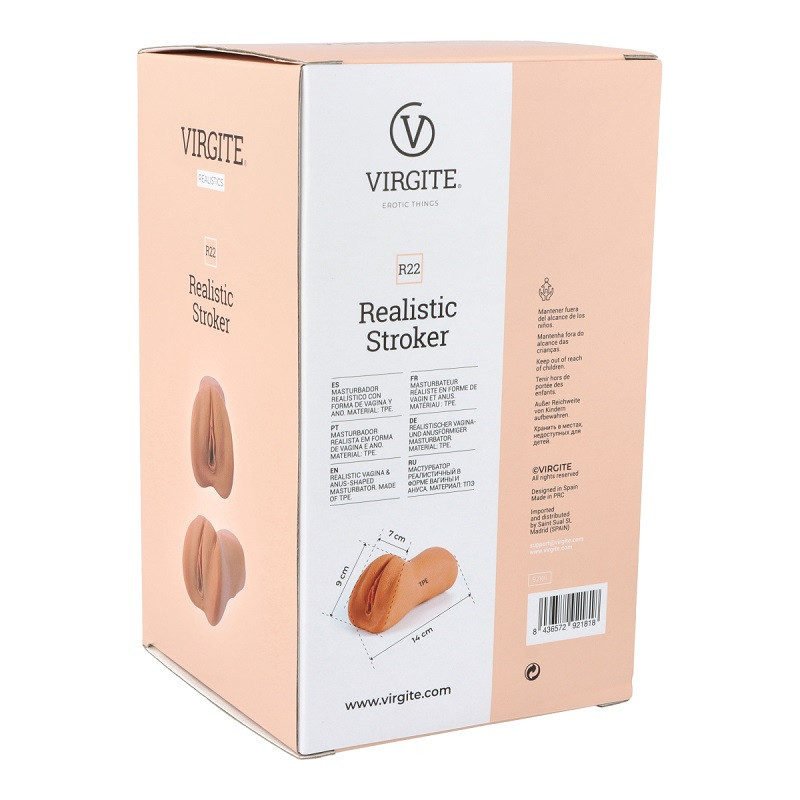 Masturbador Realístico Virgite R22 Vagina