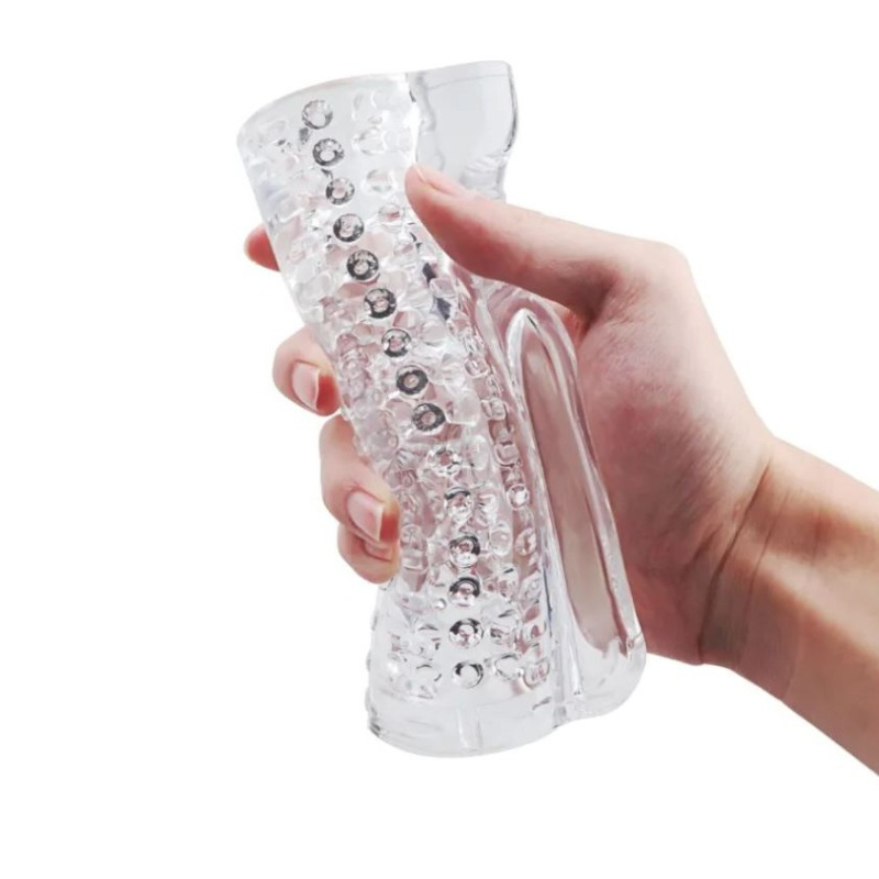 Masturbador Texturado Con Vibración Ice Girl