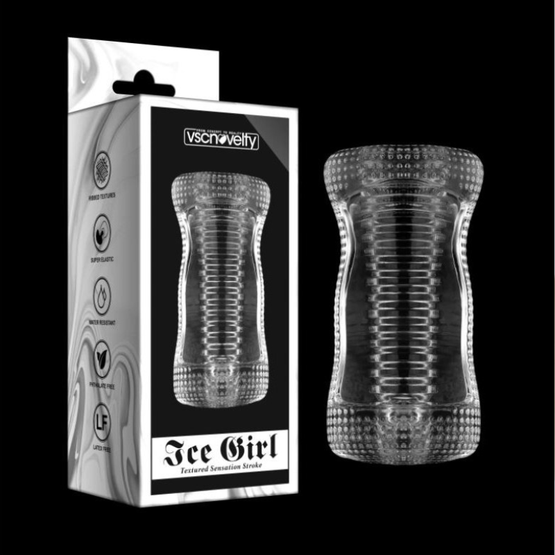 Masturbador Texturado Ice Girl Estriado 0106