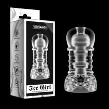 Masturbador Texturado Ice Girl Ondas Círculos 0120