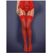 Medias Obsessive S800 Rojo Lisas