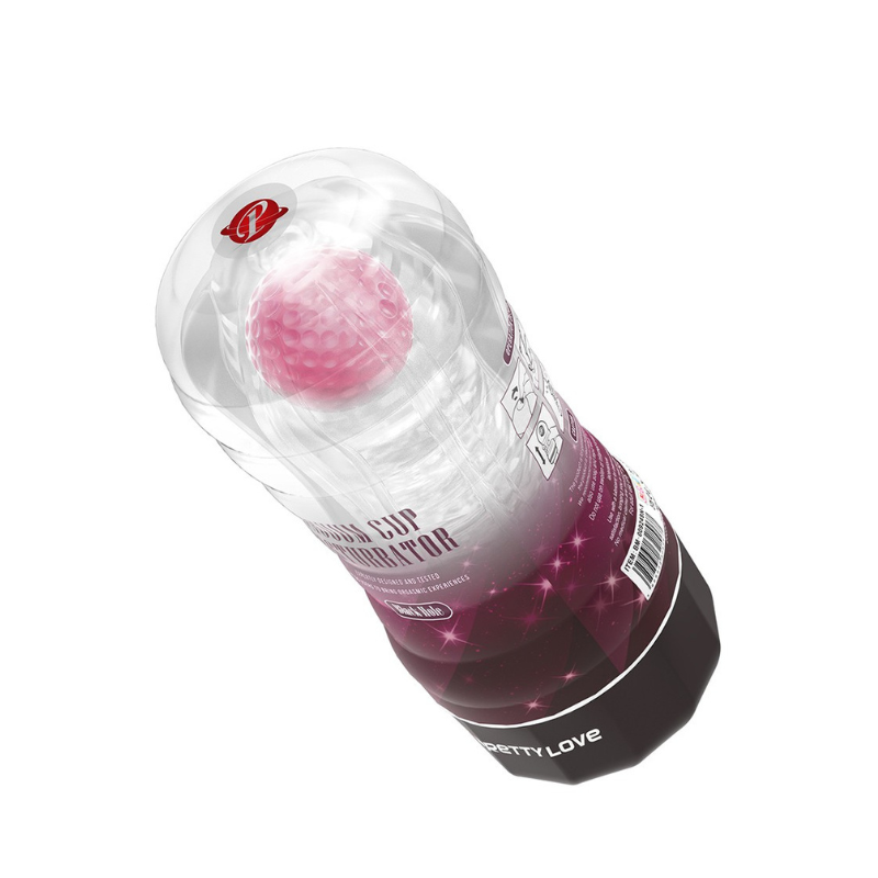 Masturbador Texturado Pretty Love Vacuum Cup Black Hole rosa
