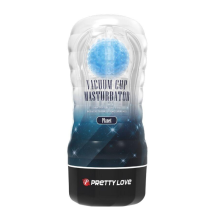 Masturbador Texturado Pretty Love Vacuum Cup Black Planet Azul