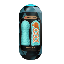 Masturbador Texturado Pretty Love Victoria Caspar Verde
