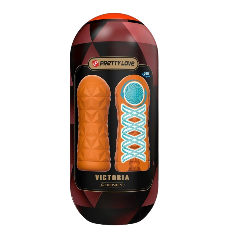 Masturbador Texturado Pretty Love Victoria Cheney Naranja