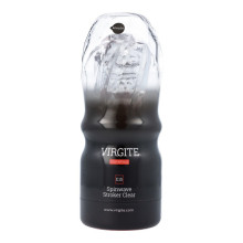 Masturbador Texturado Virgite E15 Spinwave Stroker Clear