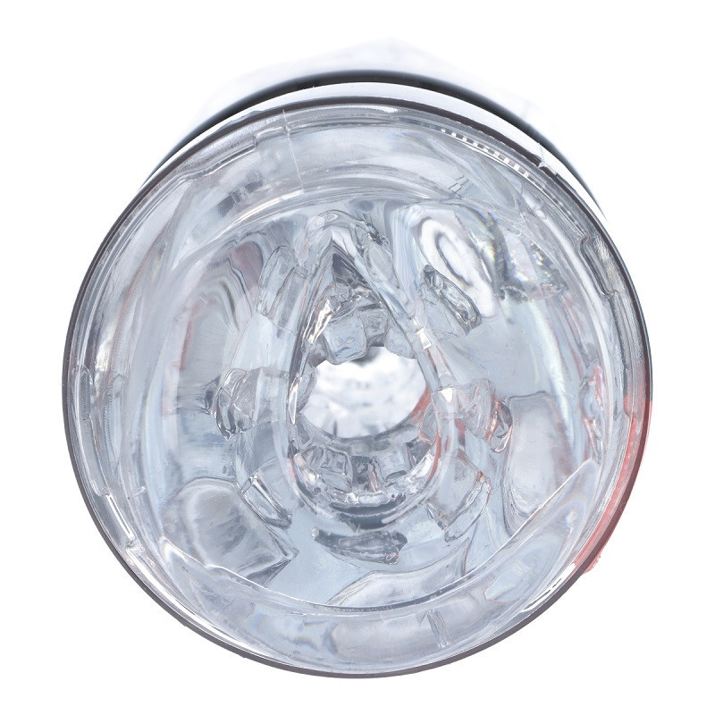 Masturbador Texturado Virgite E15 Spinwave Stroker Clear