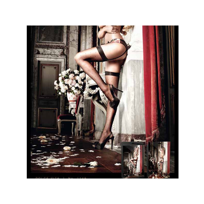 Medias Baci Negro Lisas 1149 Puntos