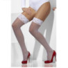 Medias Fever Hosiery Blanco Lisas Silicona