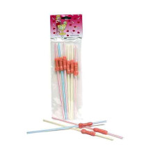 Pajitas Pene 6 Unidades