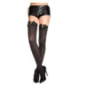 Medias Music Legs Negro Lisas 4716 Dollar