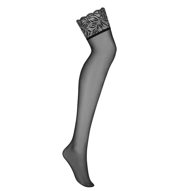 Medias Obsessive Negro Lisas Contica