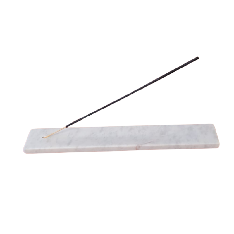 Quemador Incienso Piedra Marmol Liso