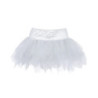 Mini Falda Tutú De Tul Blanco