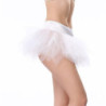 Mini Falda Tutú De Tul Blanco