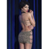 Mini Vestido Chilirose CR-4487 Leopardo