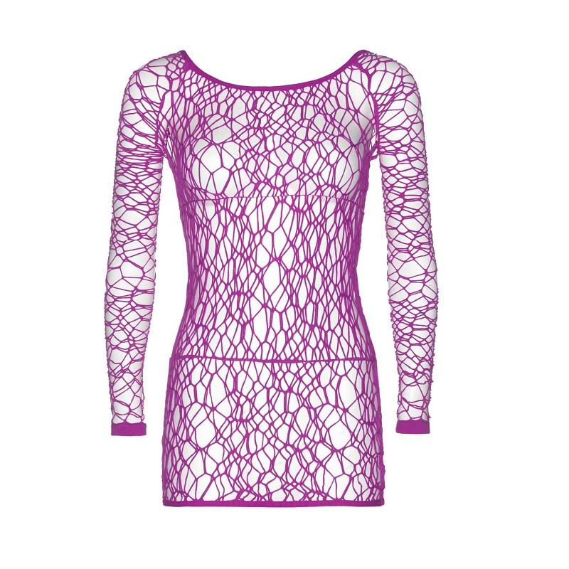 Mini Vestido De Leg Avenue 86570 Violeta Manga Larga