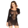 Mini Vestido De Leg Avenue Negro Encaje 81530