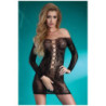 Mini Vestido De Livco Corsetti Negro Destinee