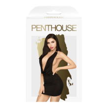 Mini Vestido Penthouse Heart Rob Negro