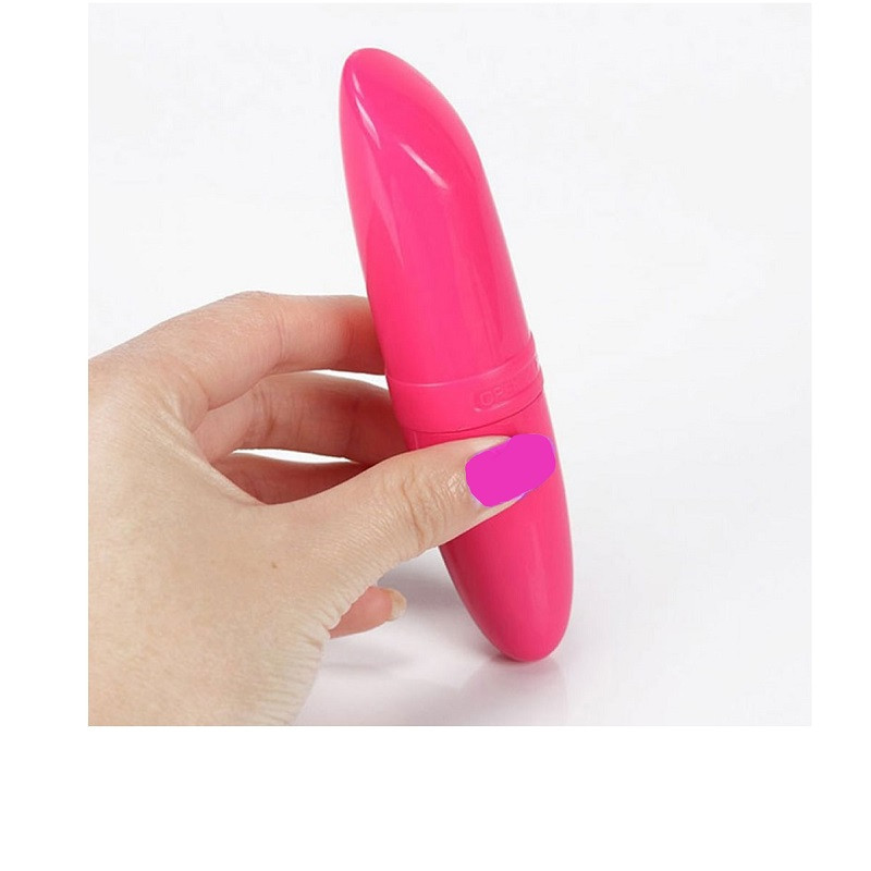 Mini Vibrador De Pilas Lipstick Rosa