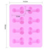 Molde Silicona 8 Penes Pequeños