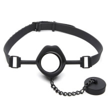 Mordaza Abierta Boca Con Tapón Silicona Stopper Scandal