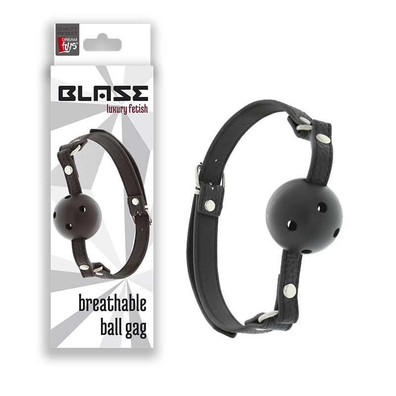 Mordaza Ball Gag Transpirable Blaze Negra