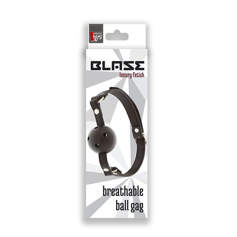Mordaza Ball Gag Transpirable Blaze Negra