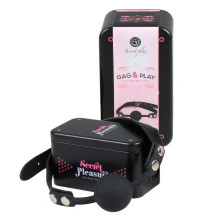 Mordaza Bola Maciza Silicona Secret Play