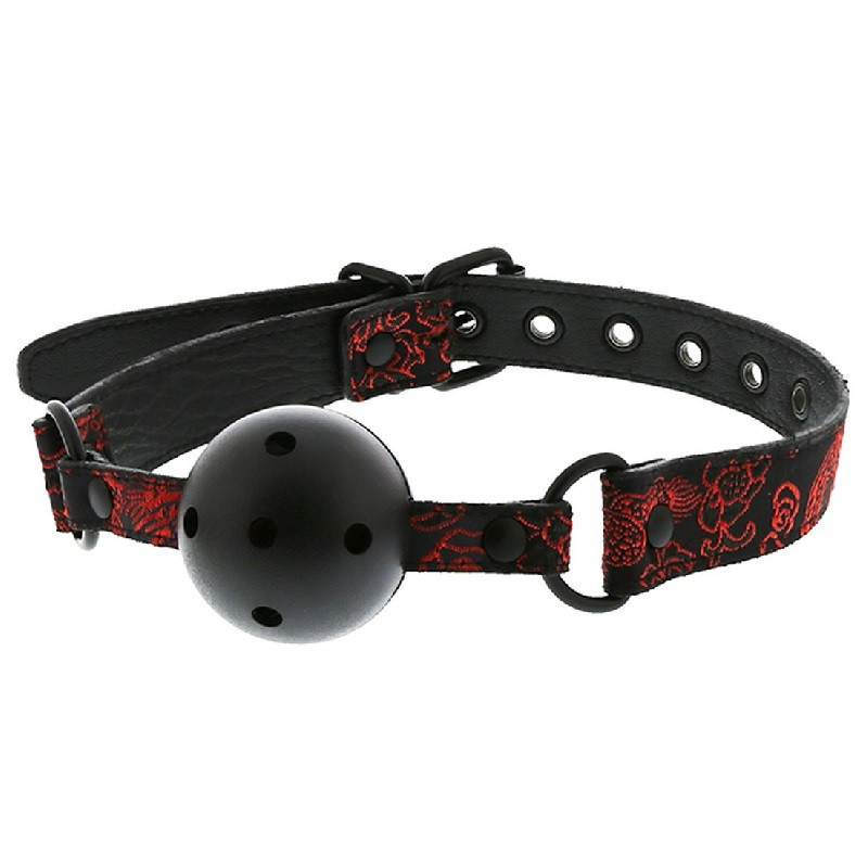 Mordaza Bola Transpirable Blaze Deluxe Roja