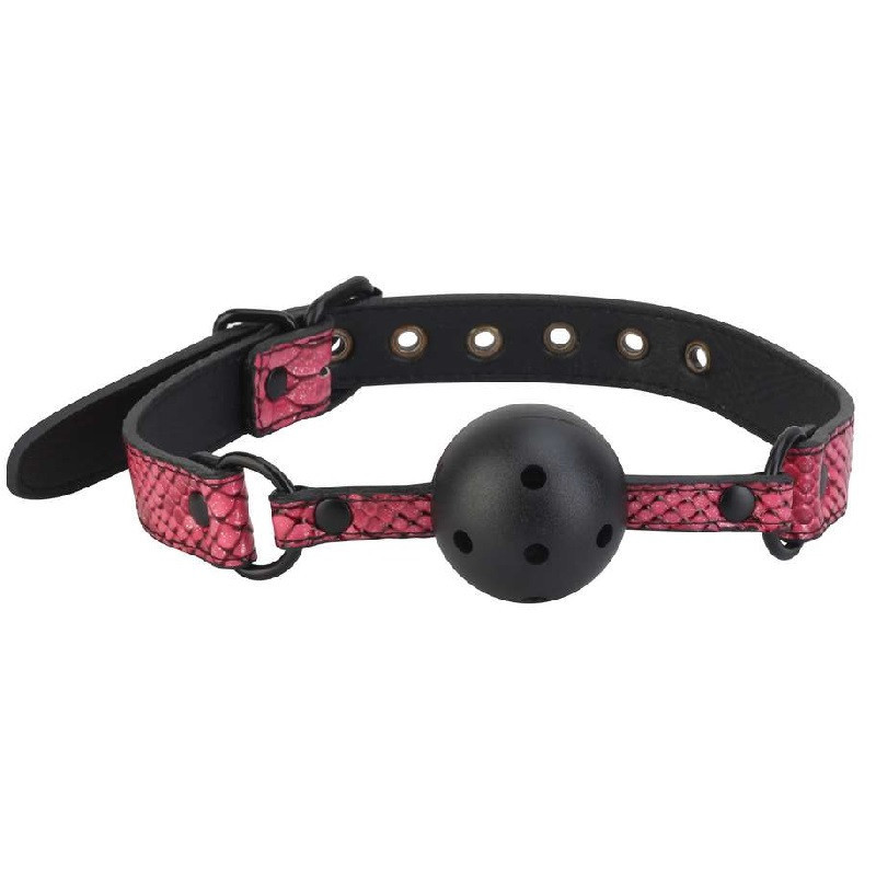 Mordaza Bola Transpirable Blaze Luxury Fetish Rosa