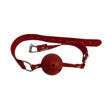Mordaza Bola Transpirable Color Rojo