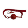 Mordaza Bola Transpirable Color Rojo